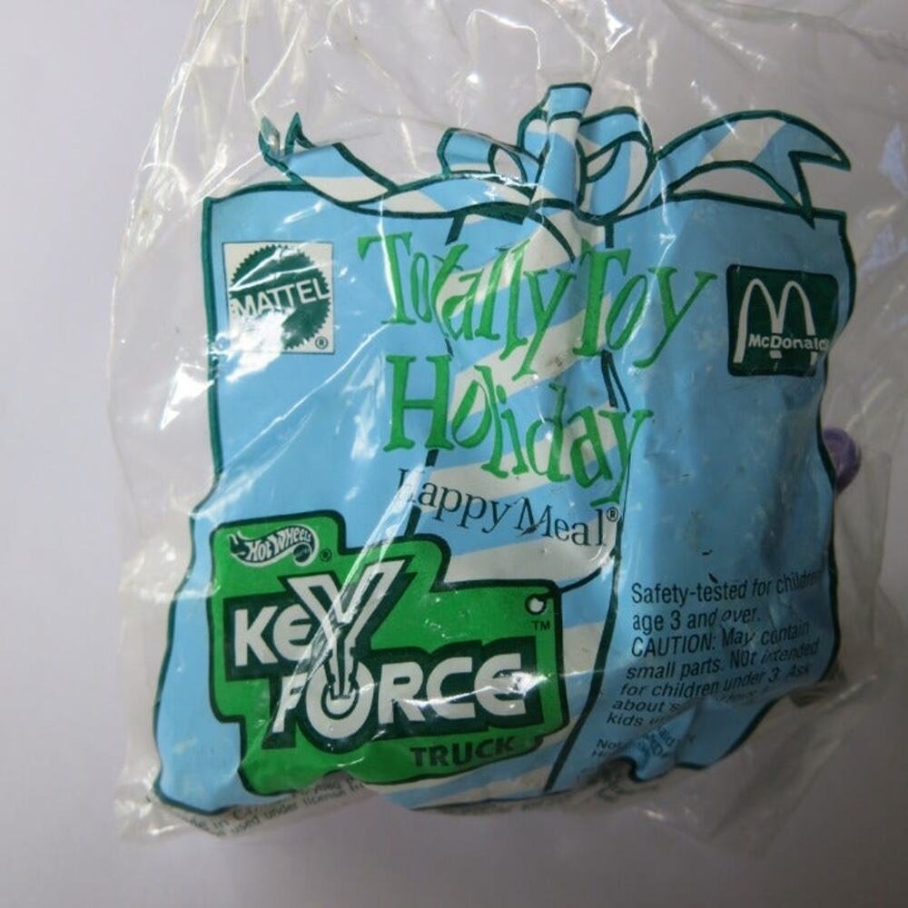 McDonalds Hot Wheels KeyForce Truck 1993 Happy Meal New in Bag Toys Collectible